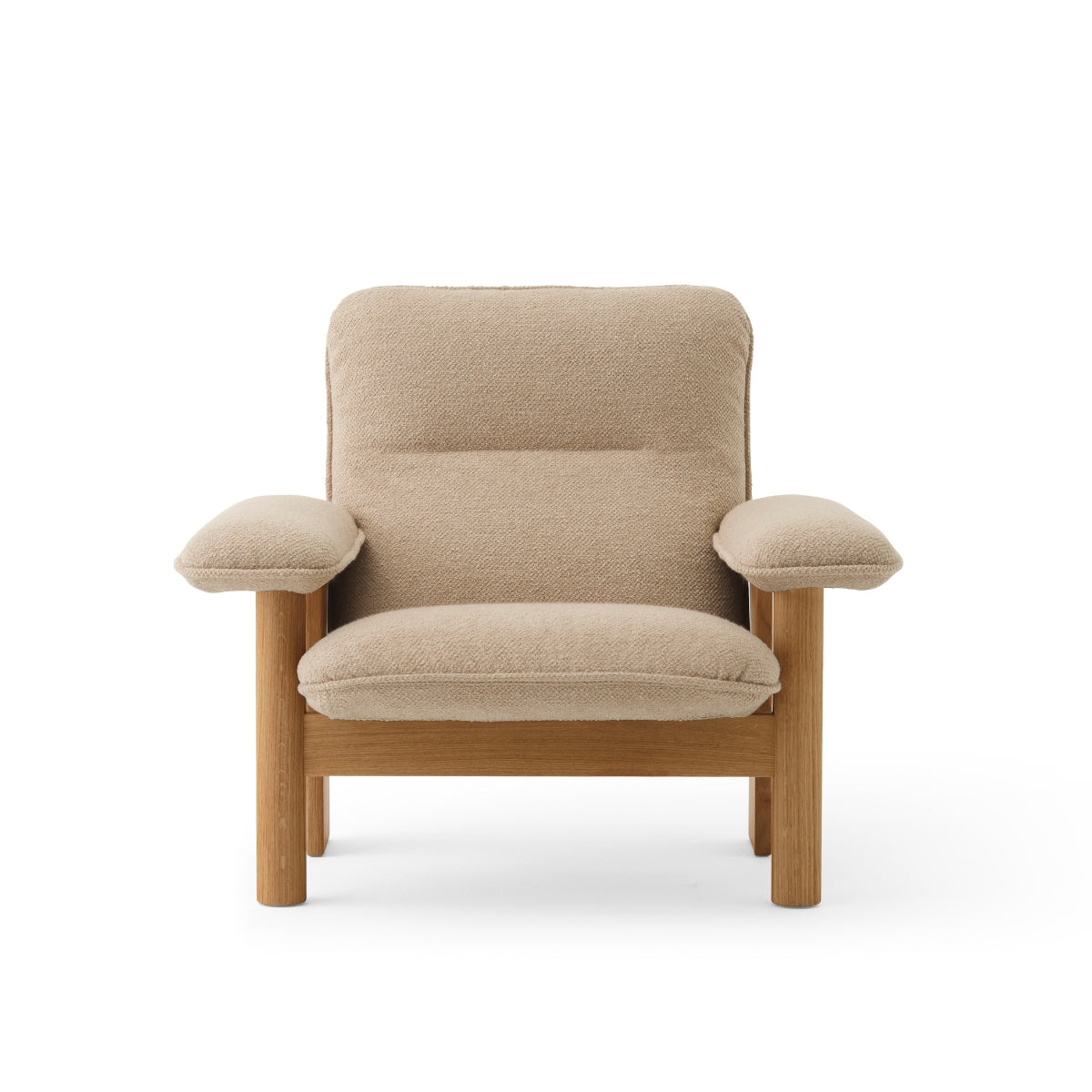 Audo Copenhagen | Brasilia Lounge Chair - Beige Bouclé