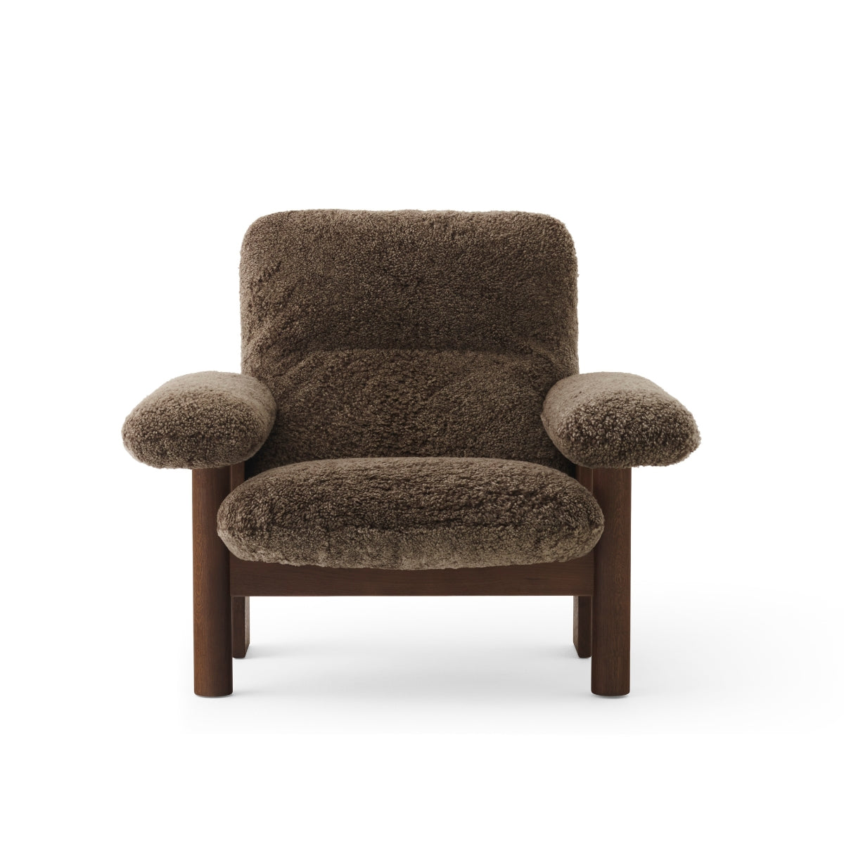 Audo Copenhagen | Brasilia Lounge Chair – Sheepskin Curly Root Nevotex