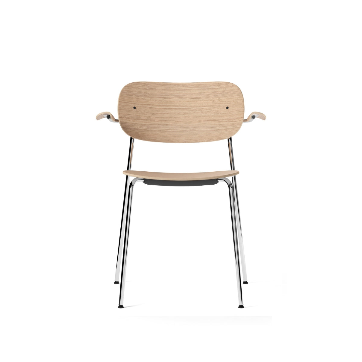 Audo Copenhagen | Co Dining Chair – w/Armrest, Chrome Steel