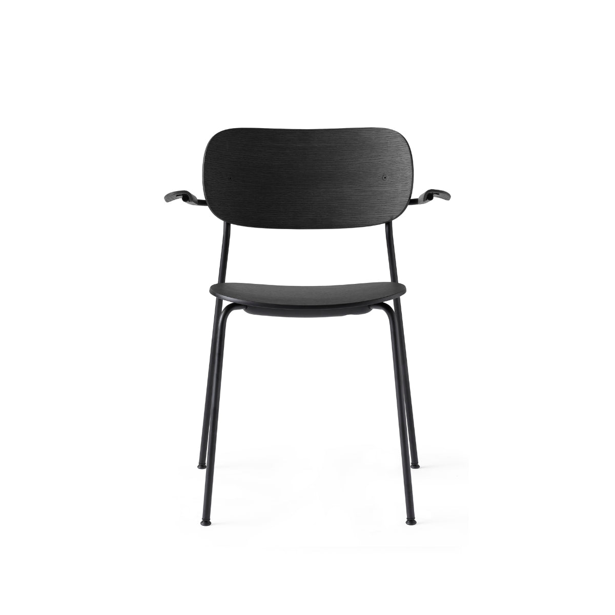 Audo Copenhagen | Co Dining Chair – w/Armrest, Black Steel