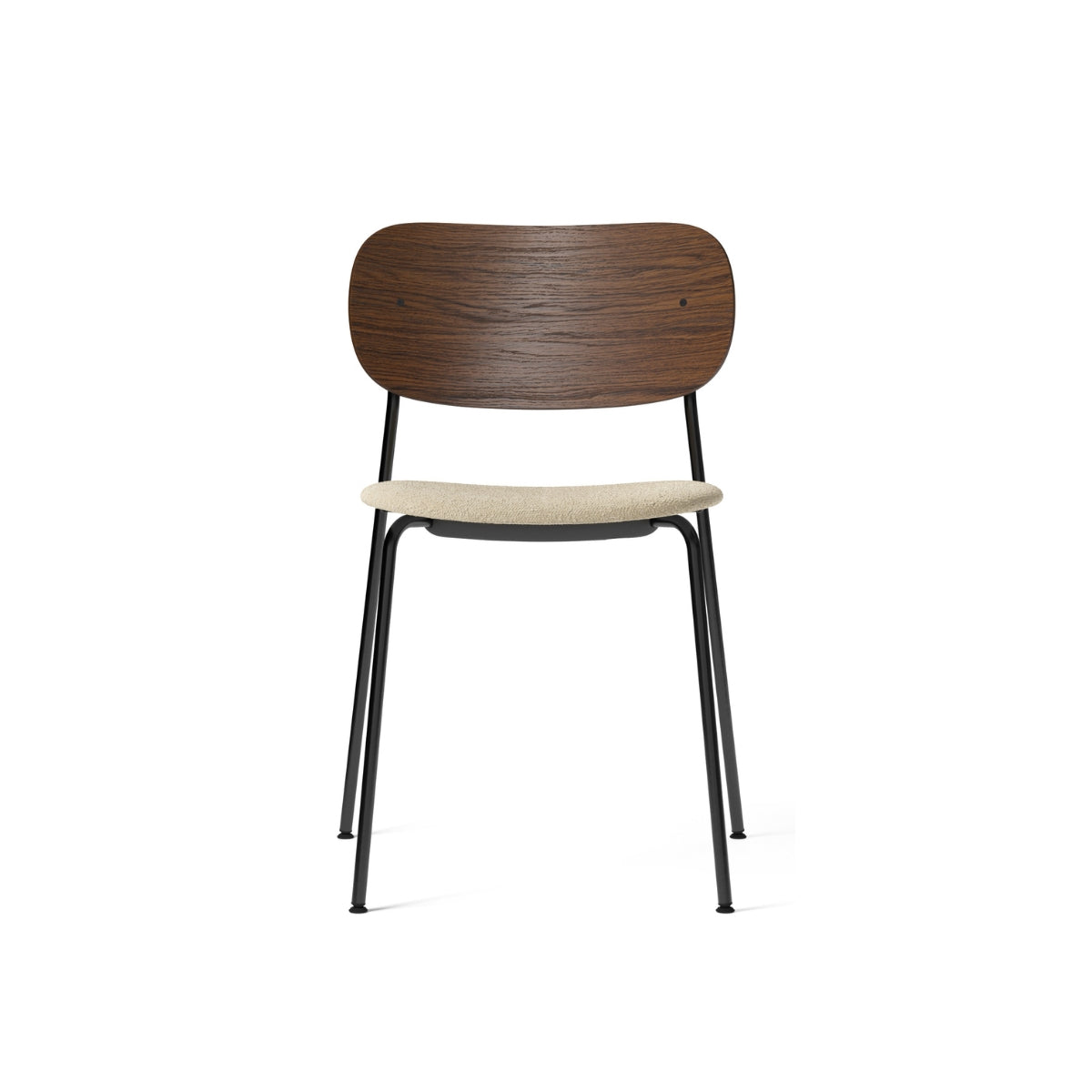 Audo Copenhagen | Co Dining Chair – Black Steel, Upholstered Seat