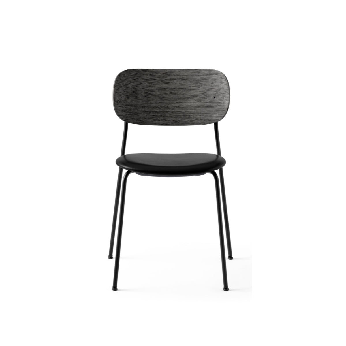 Audo Copenhagen | Co Dining Chair – Black Steel, Upholstered Seat