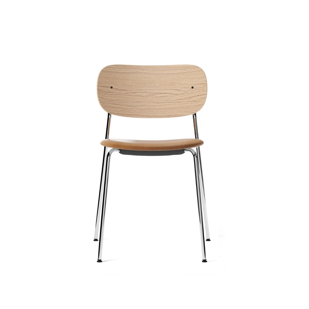 Audo Copenhagen | Co Dining Chair – Chrome Steel, Upholstered Seat