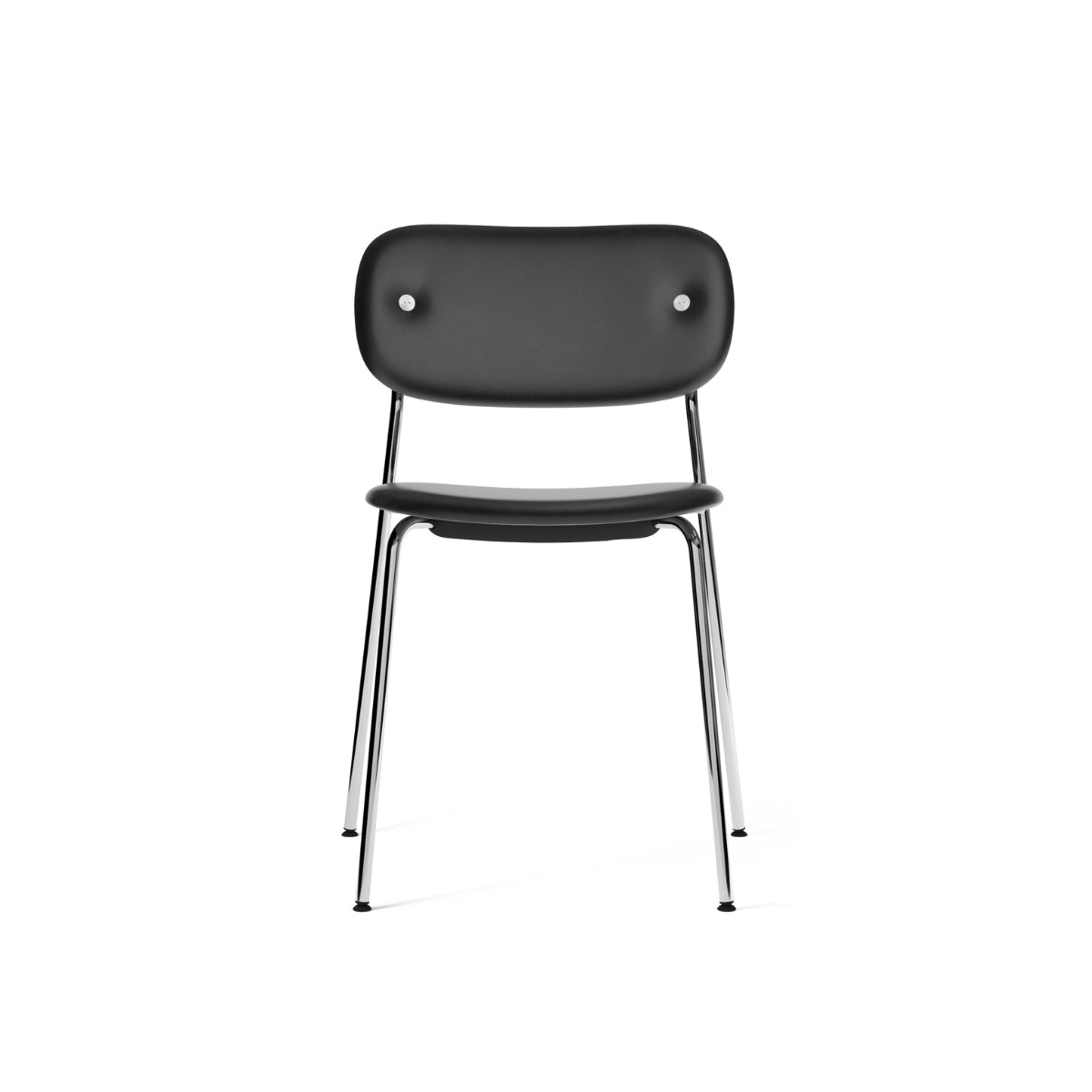 Audo Copenhagen | Co Dining Chair – Chrome Steel, Upholstered Seat and Back