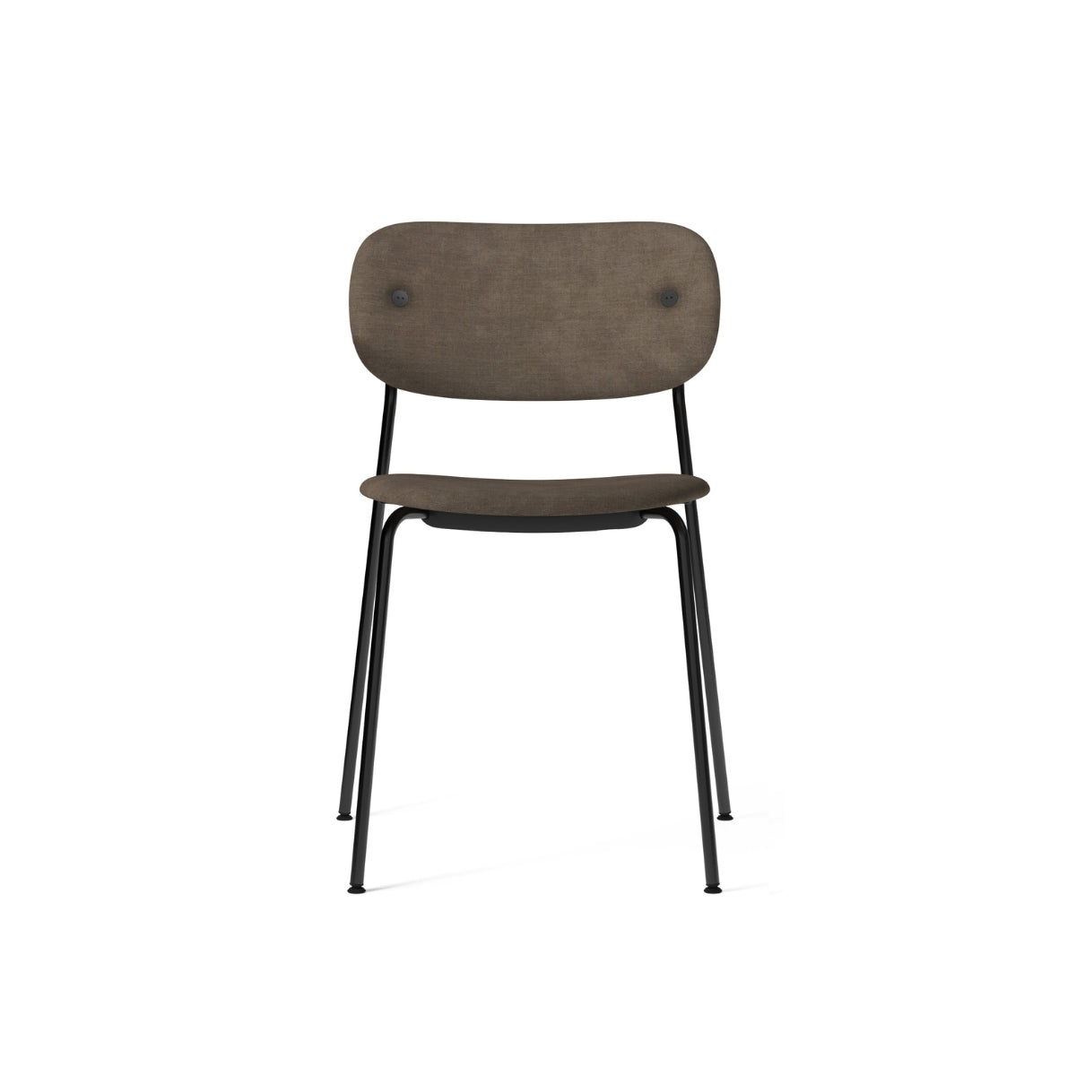 Audo Copenhagen | Co Dining Chair – Black Steel, Upholstered Seat and Back