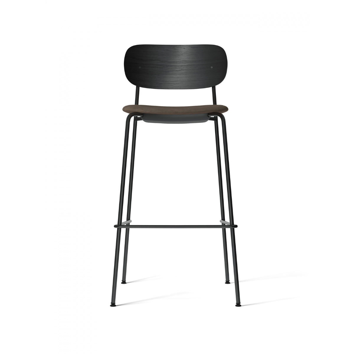 Audo Copenhagen | Co Bar Chair – Upholstered Seat, Black Oak