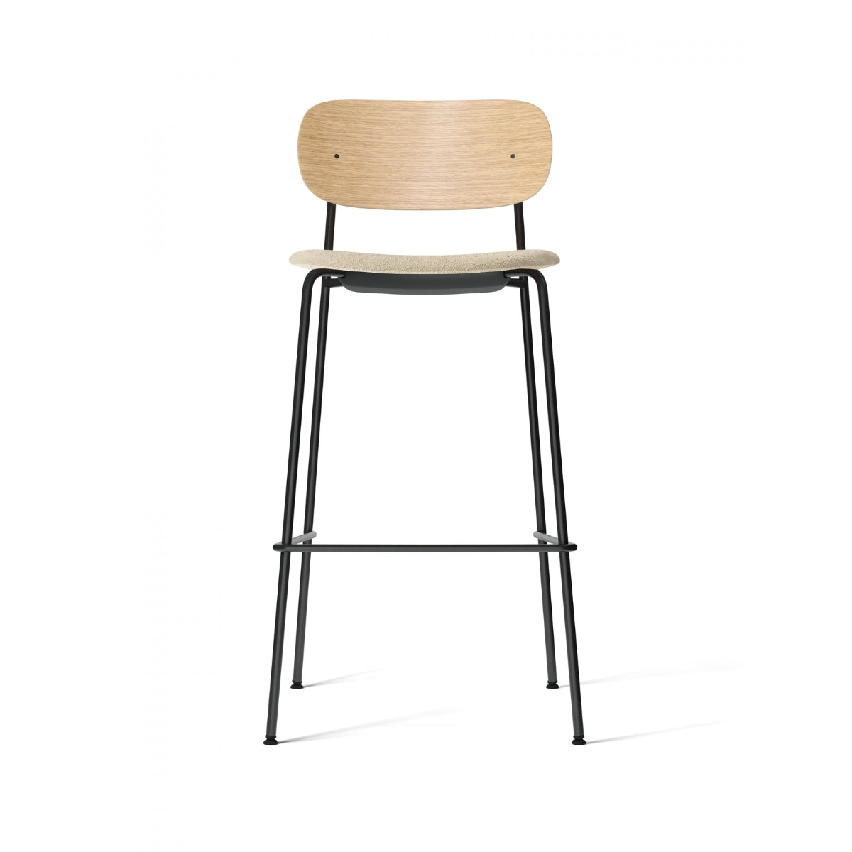Audo Copenhagen | Co Bar Chair – Upholstered Seat, Naturel Oak