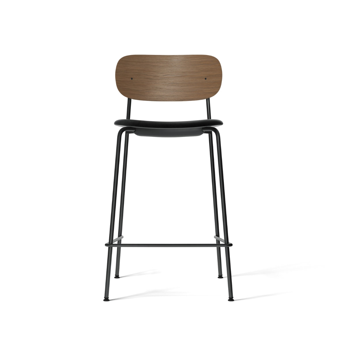 Audo Copenhagen | Co Counter Chair – Upholstered Seat, Dark Stained Oak