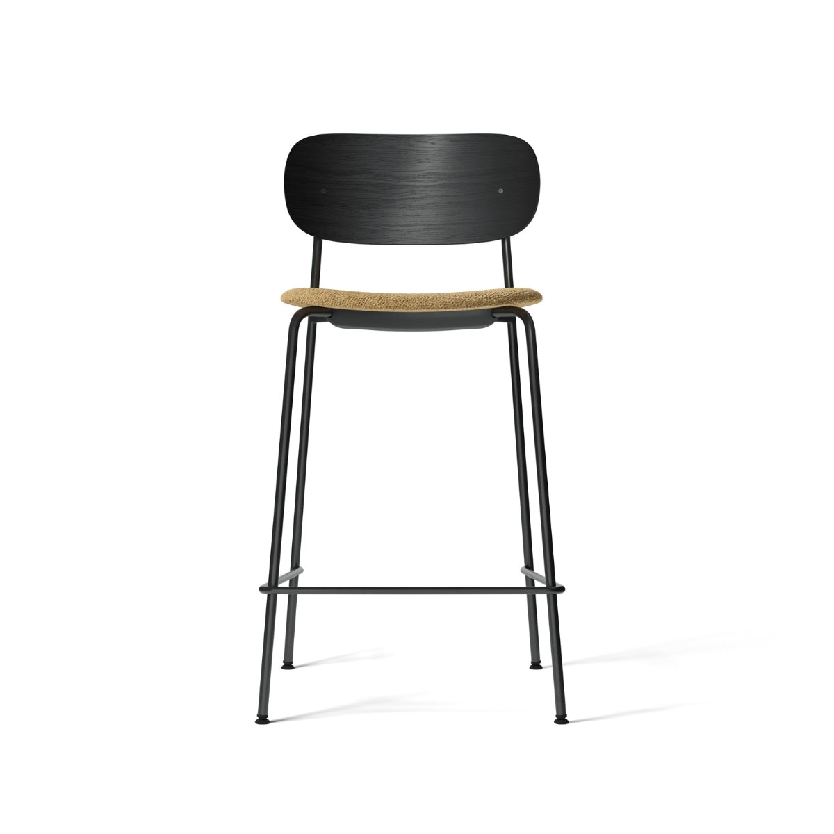 Audo Copenhagen | Co Counter Chair – Upholstered Seat, Black Oak