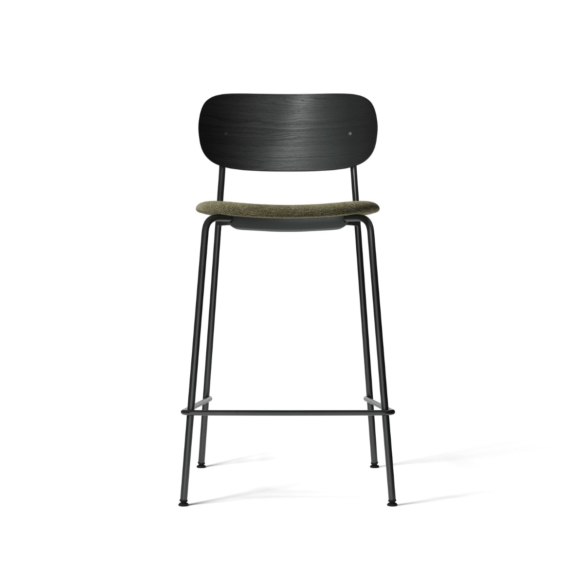 Audo Copenhagen | Co Counter Chair – Upholstered Seat, Black Oak