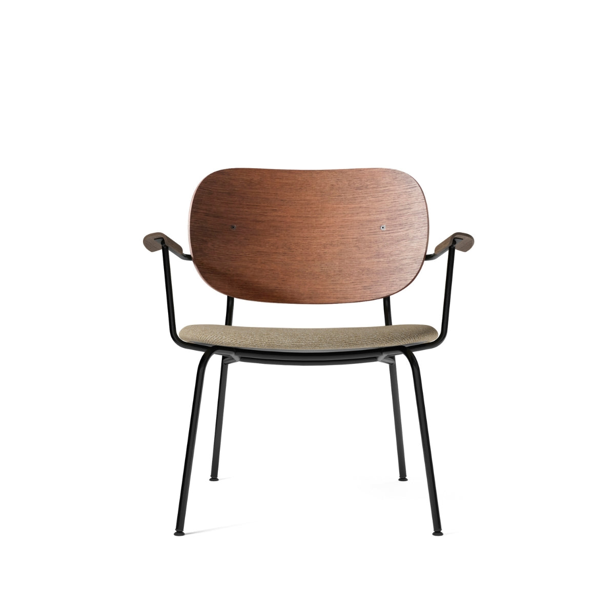 Audo Copenhagen | Co Lounge Chair – Upholstered Seat, Dark Stained Oak