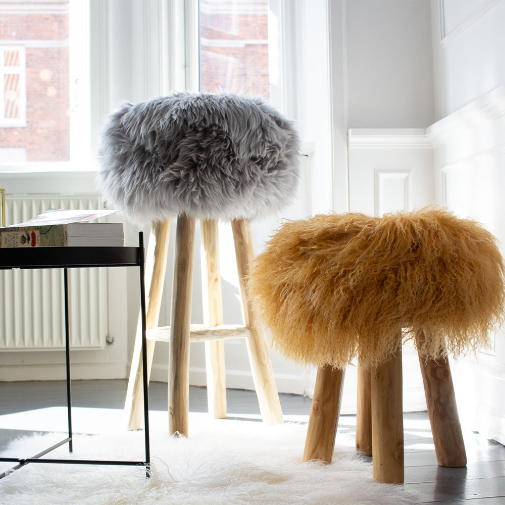 Natures Collection | Icelandic LW Sheepskin Stool Cover