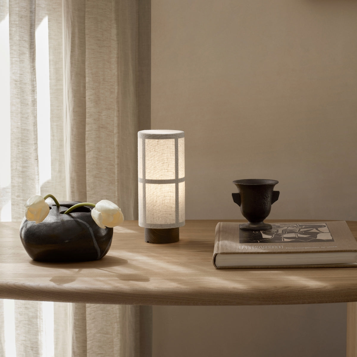 Audo Copenhagen | Hashira Table Lamp – Portable (CE-ETL-UK), Raw