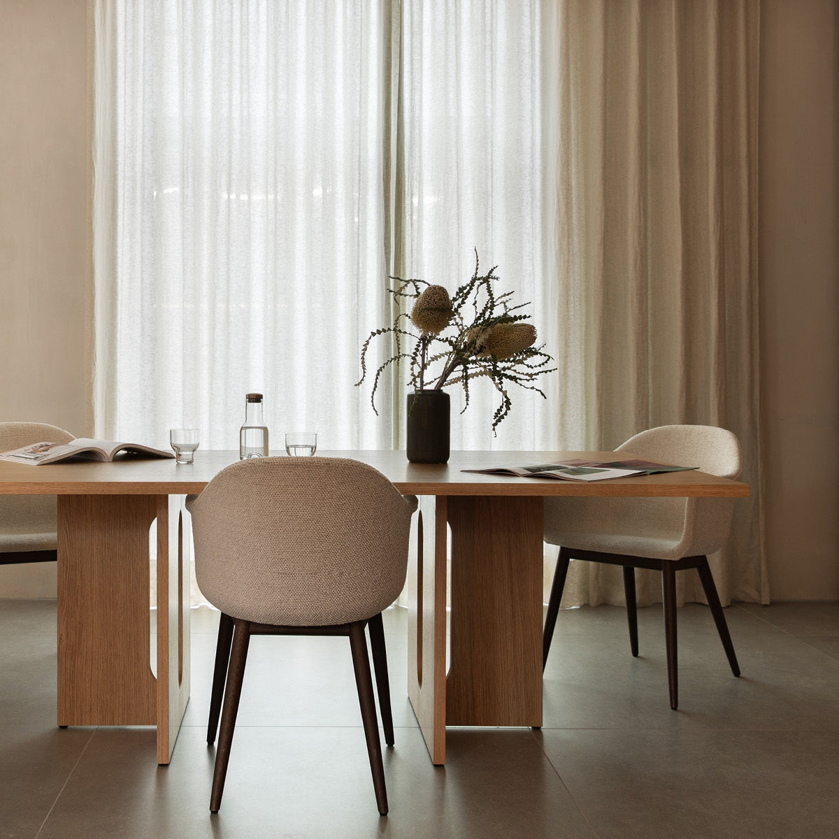 Audo Copenhagen | Harbour Dining Chair - eg, polstret