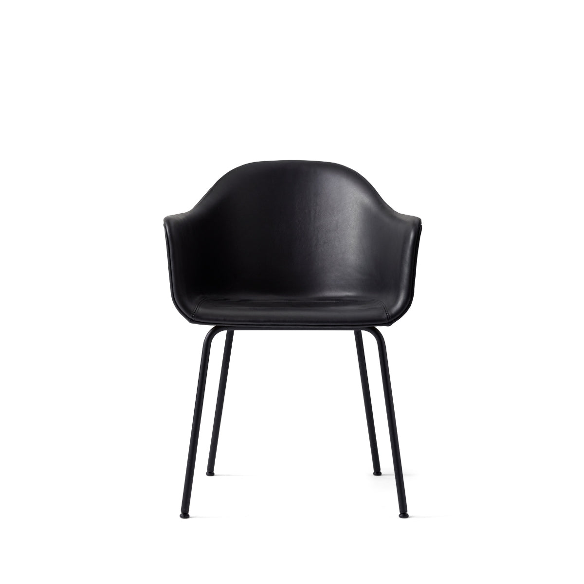 Audo Copenhagen | Harbour Dining Chair – sort stål, polstret