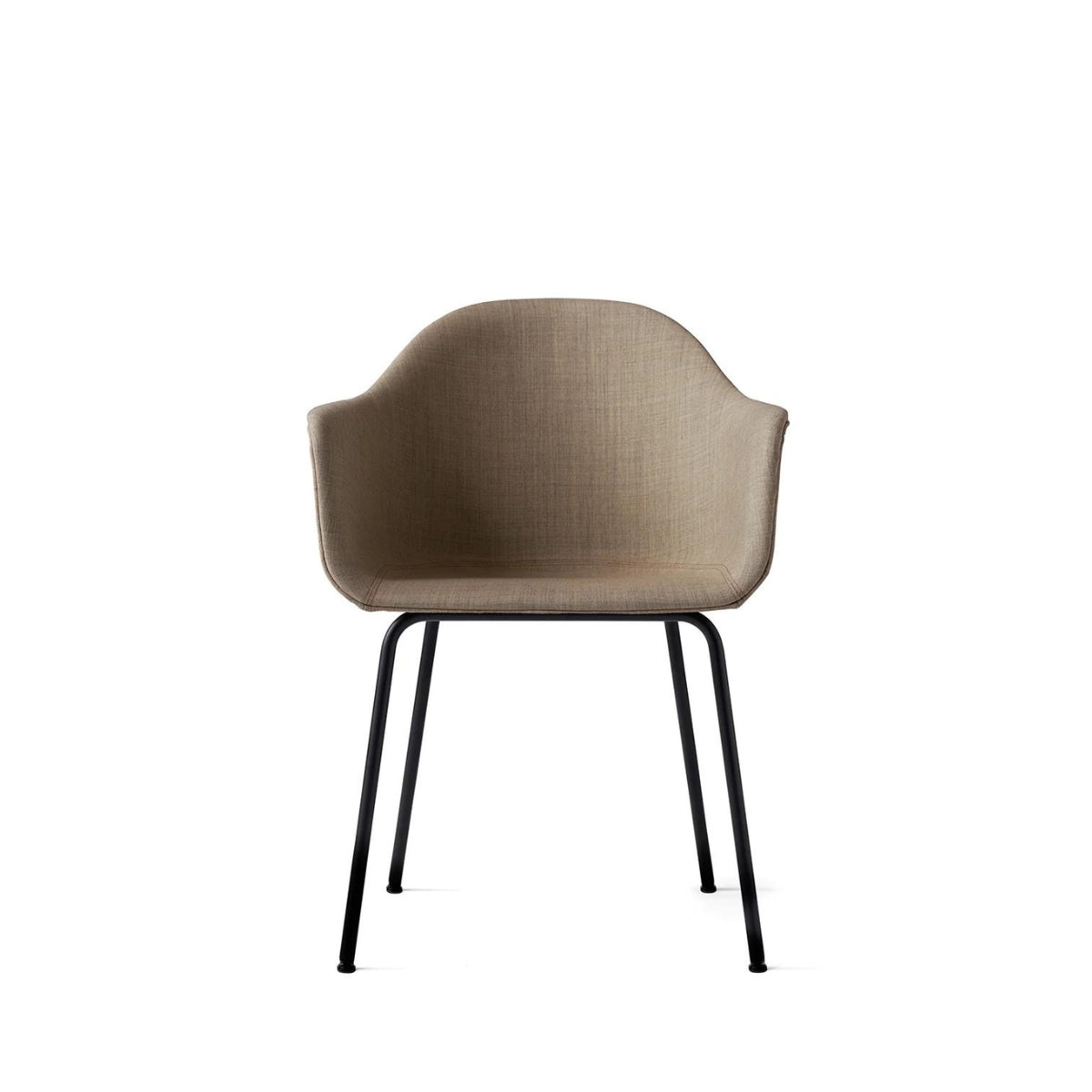 Audo Copenhagen | Harbour Dining Chair – sort stål, polstret