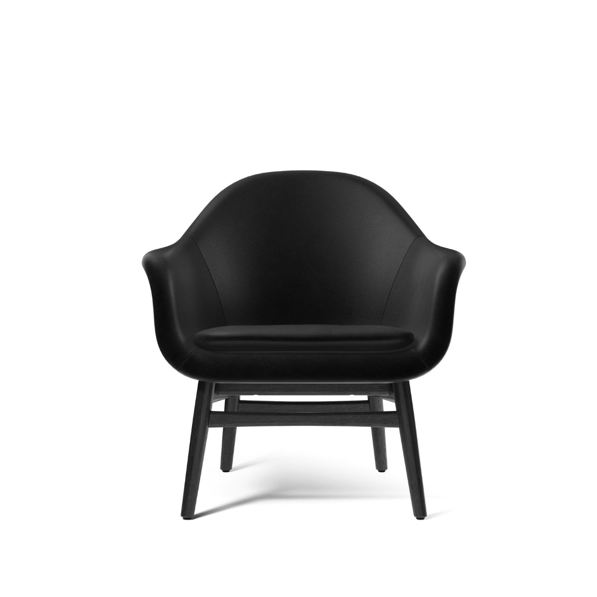 Audo Copenhagen | Harbour Lounge Chair – sort eg, fuldpolstring
