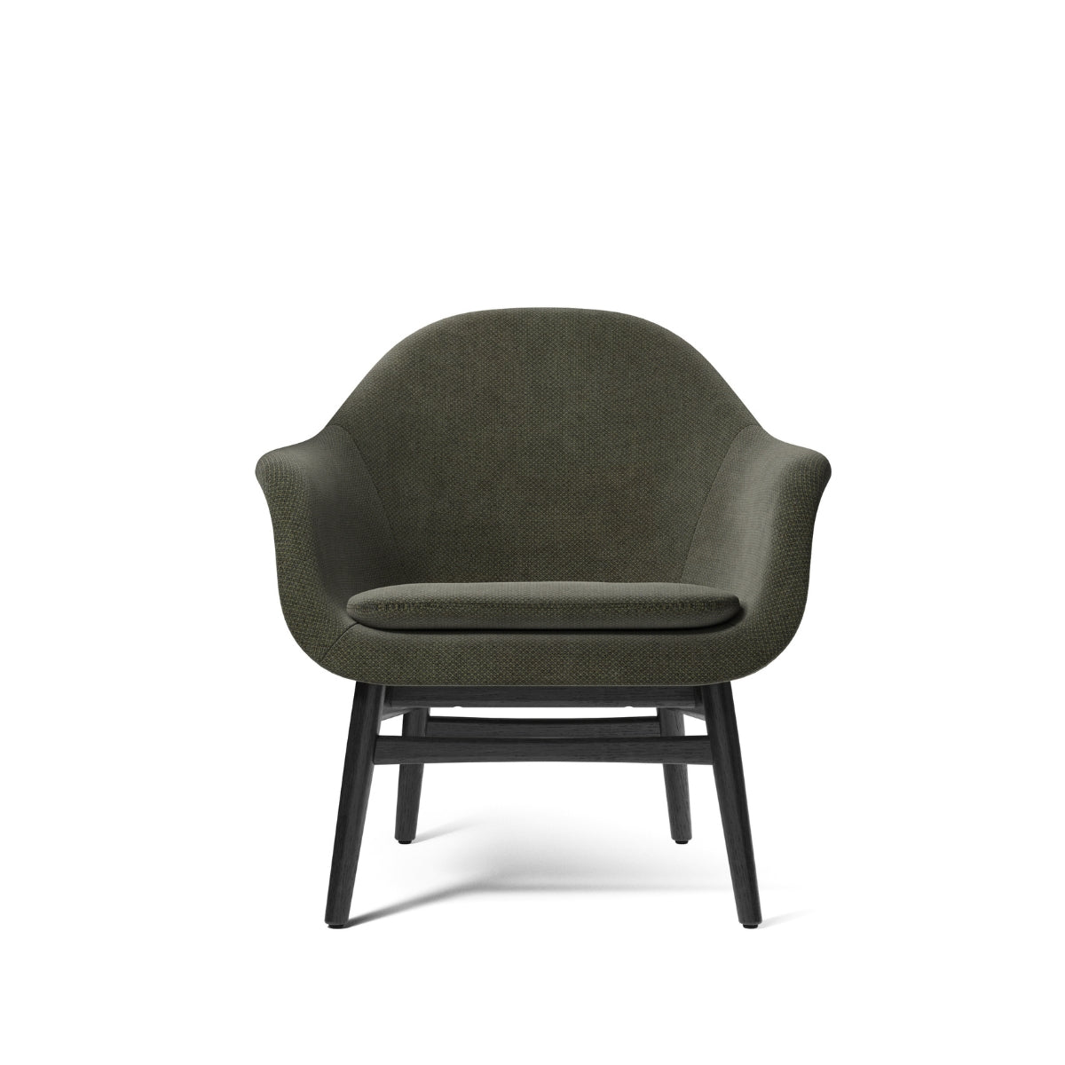 Audo Copenhagen | Harbour Lounge Chair – sort eg, fuldpolstring
