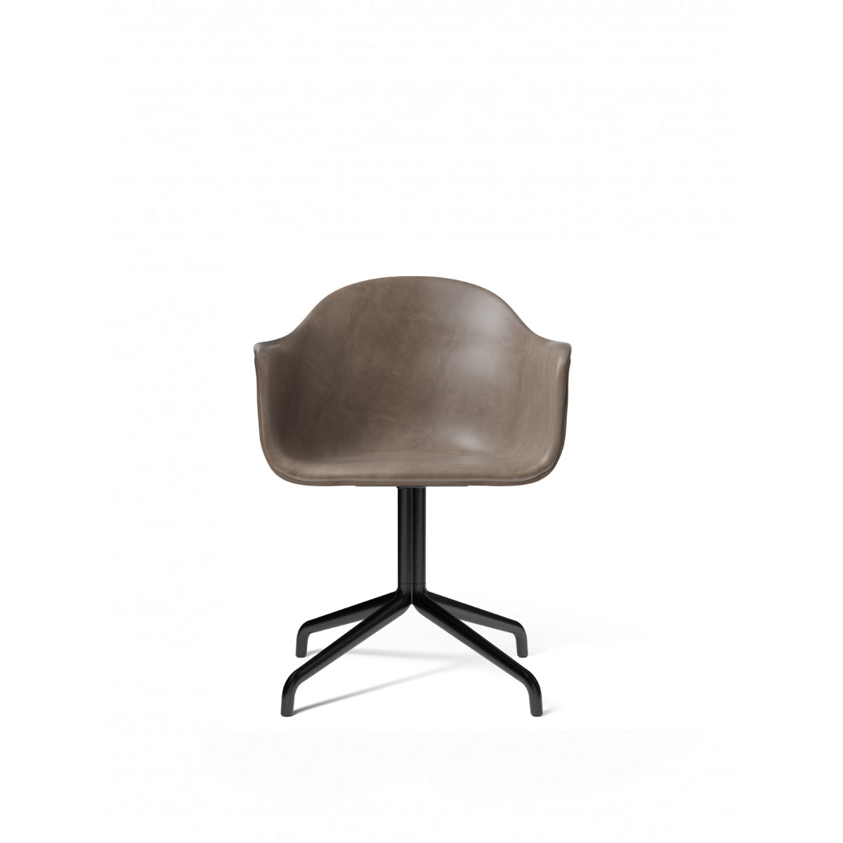 Audo Copenhagen | Harbour Dining Chair – Star Base sort, polstret