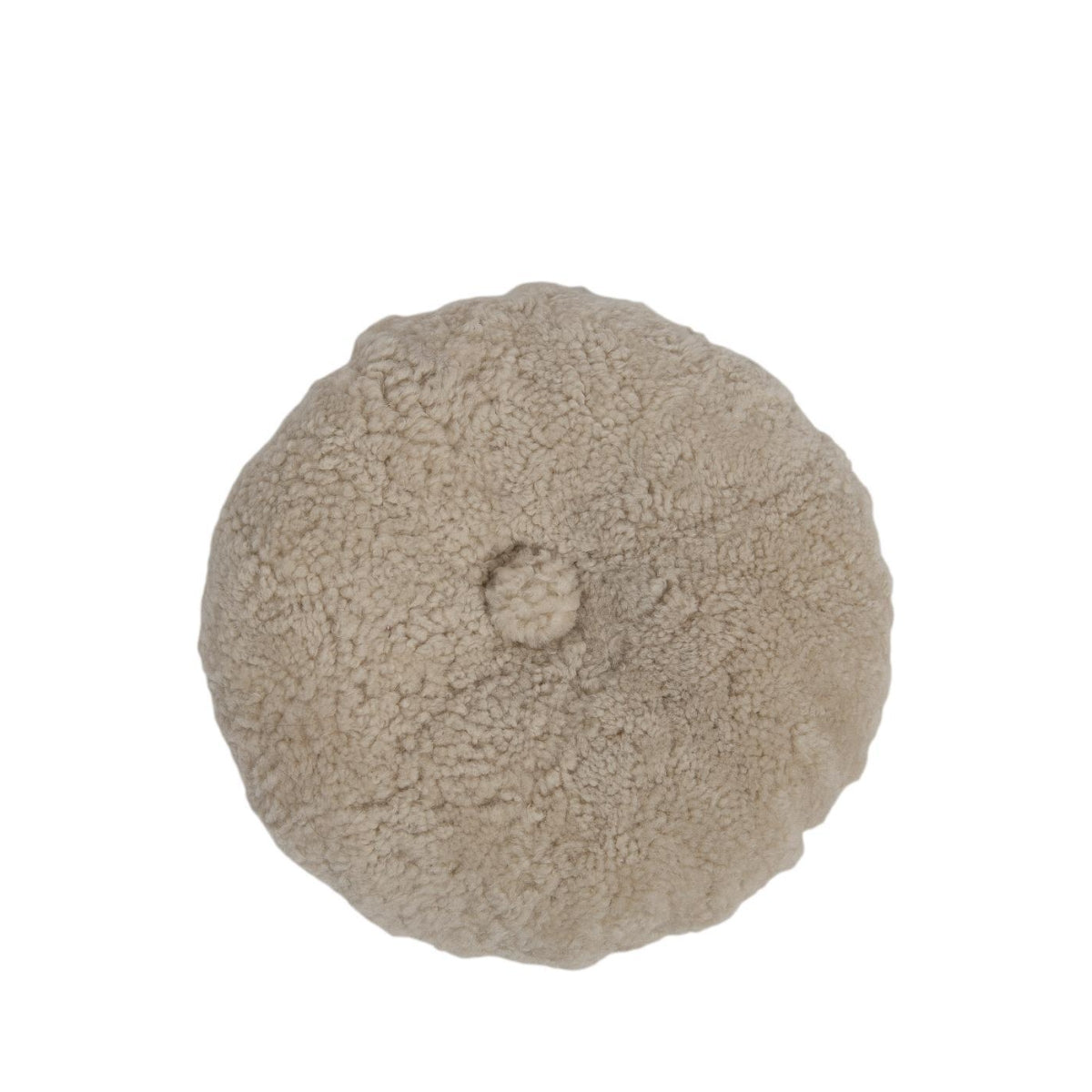 Natures Collection | Round Cushion – Short Wool Sheepskin, Double side