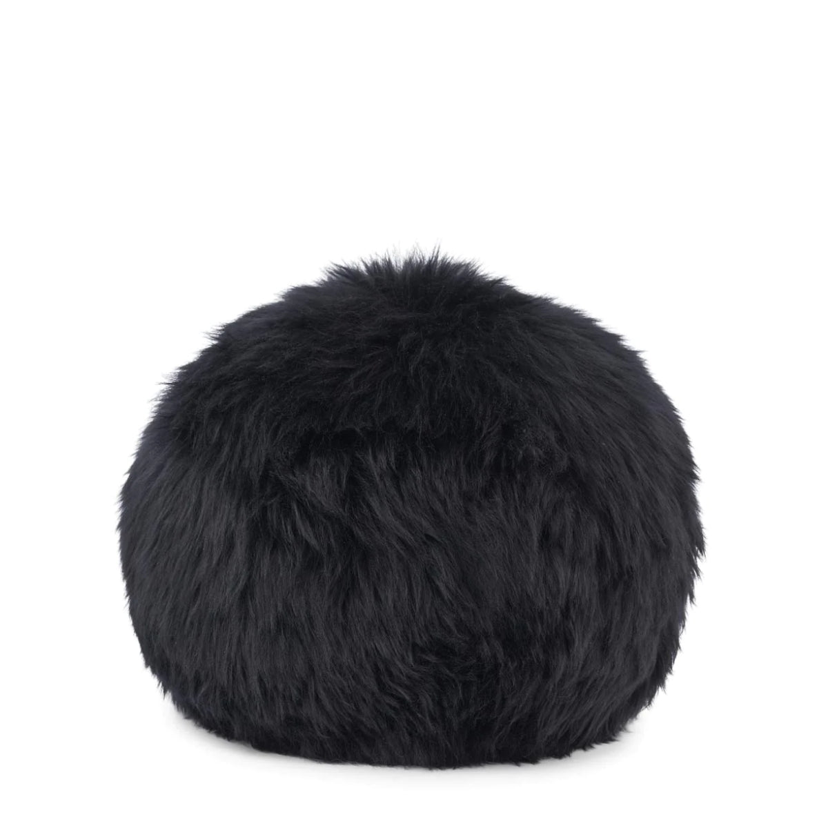 Natures Collection | Angelite Round Cushion - Long wool, Ø35 - Bolighuset Werenberg