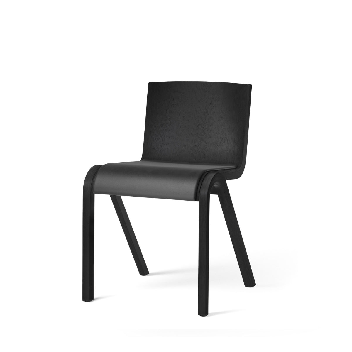 Audo Copenhagen | Ready Dining Chair – Upholstered Seat, Black Oak