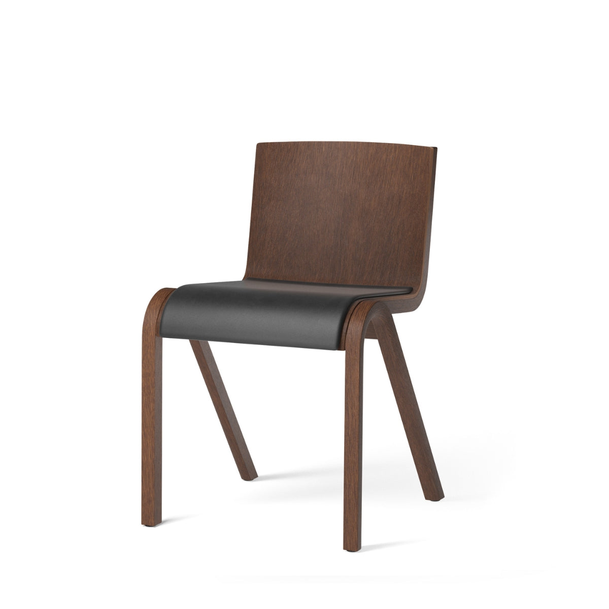 Audo Copenhagen | Ready Dining Chair – Upholstered Seat, Red Stained Oak