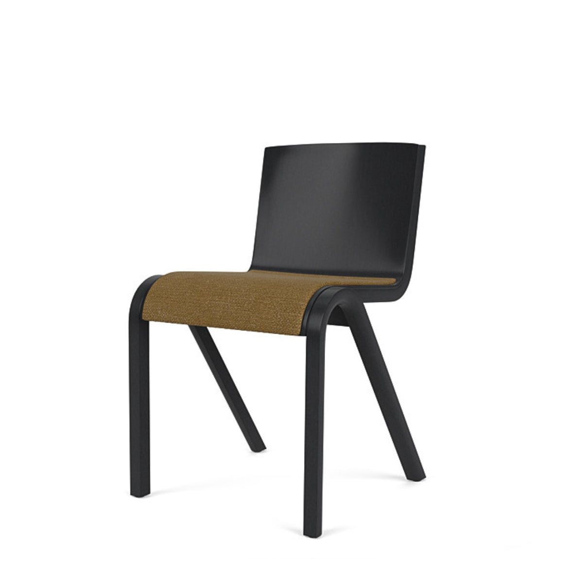 Audo Copenhagen | Ready Dining Chair – Upholstered Front, Black Oak