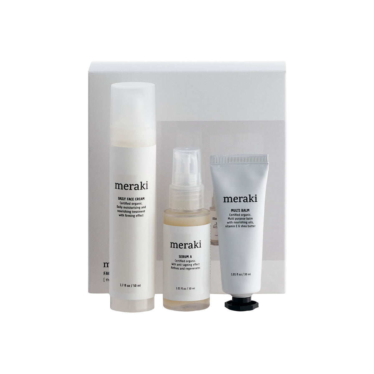 Merak | The moisturising kit , face care - gaveæske