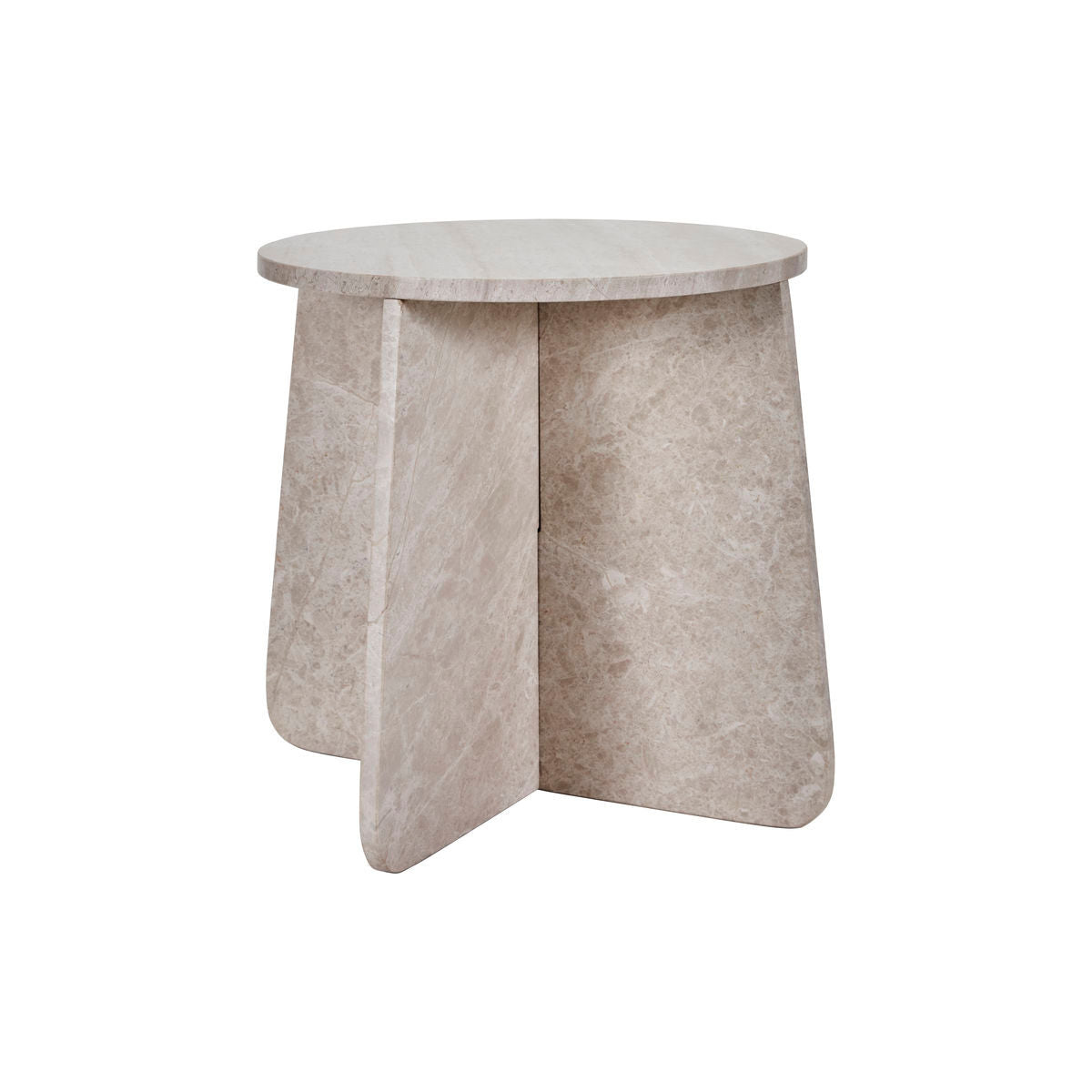 House Doctor | Marb sidebord beige